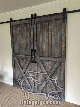 DISTRESSED FRENCH DOUBLE DOORS 2