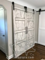 WHITE DISTRESS FRENCH DOORS 5
