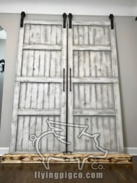WHITE DISTRESS FRENCH DOORS 7